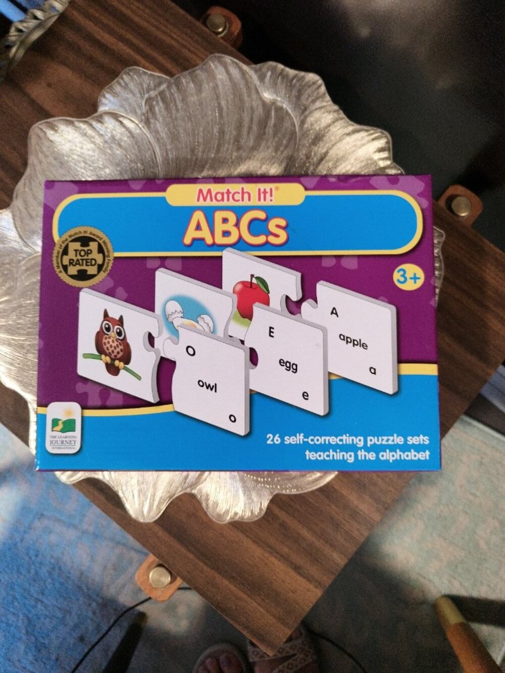 The Learning Journey Match It! ABCs 26 Self-Correcting Puzzle Sets Complete